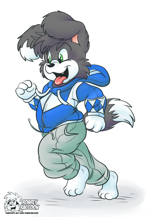 RangerRoni.png Piccy of Wolfblade's Roni character wearing a Power Rangers hoodie XP. I suppose you can sort of tell that anyway XP.