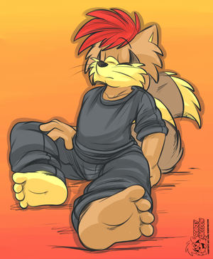 chillroar.png Just messing around with scruffier inking XP.