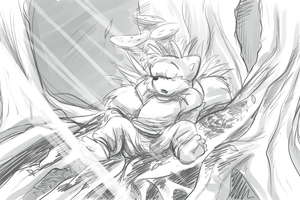 foresttailssketch.png I'd like to do paintings of things like this, but I've no idea how and don't have the patience necessary to invest in something that would require so much detail.