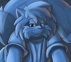 flirtyroarey2.png Just doodled this for fun really, as though the viewer is in bed or something and Roarey's perched on ones chest.