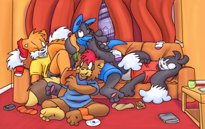 addylad_commish.png This here be a commission for a really great guy called addylad. There be a lot going on =O.