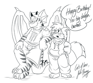 cromebday.png Gift piccy for a friend of mine, crome , since it was his birthday yesterday XP.