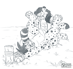 kyyannofuckshimself.png Sketch commission for kyyanno featuring two versions of his character screwing somewhere outside XP.