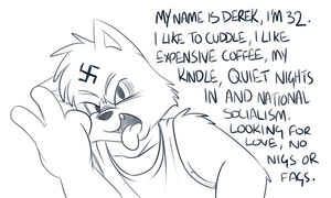 dumbracism.png Racists are very silly people. They're also uneducated. You can't be educated and racist, for education will lead you to the fact that race is an arbitrary and meaningless way of classifying people. This sketch sucks and so do racists! Edit: To those who have said they know of educated racists, you have misinterpreted my meaning. It isn't that racists can't be educated people in a general sense, but rather they are uneducated on the subject of race. One cannot be racist without being completely full of shit.