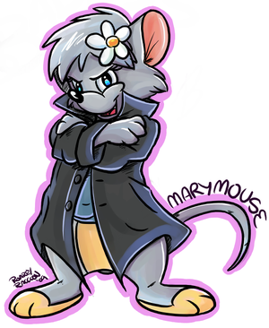 bigbadmary.png Just a bit of fanart for marymouse , because she's awesomesauce. Doodled in openCanvas. I'm sure I saw her drawn in a big dock-off coat somewhere before, unless my memory is clouded in gay, and I thought the look kinda rocked. Yo. Innit. XP