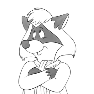 ralphdaw.png Ralph Raccoon from The Raccoons XP. My own character was originally a complete rip-off of this guy.