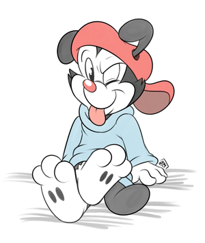wakkowink.png Been watching some cartoon clips on youtube again, remembered how cute Wakko is, so doodled this thing XP.
