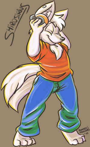 shirosiriuscolour.png A commission for shirosirius of his character buzzin' on some tunez.