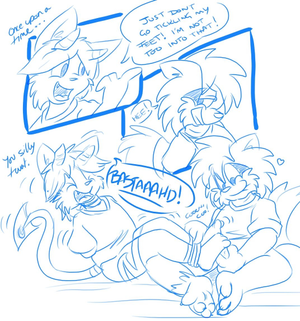 ha_nero_ha1.jpg Based on something nero said to me when discussing freebie sketches. He had it coming the bastard =O.