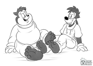 maxnpj2.png Commission sketch for anonymous featuring Max and PJ from Goof Troop XP.