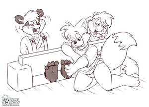 codynoritails2.png Sequel to the previous sketch commission for anonymous XP.