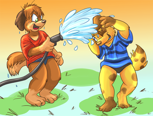 christaphorac-summerdogs.png A commission for christaphorac XP.