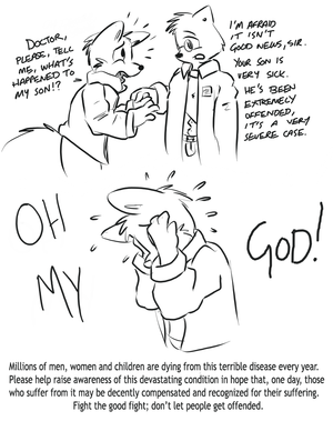 offended.png It's a crap doodle, I know, but the idea entered my head and I had to scribble it down before it could escape.
TL;DR: Chill out, whingey bellends.