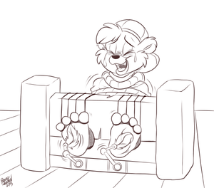 kitstocktkls.png Another Kit sketch for an anonymous commissioner XP.