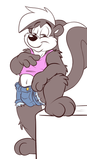 pepefag.png Just wanted to doodle another one of these things, this time it's sexy Pepé XP.