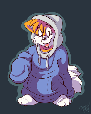 tailstbhood.png It's a Tails, wearing Roarey's hoodie. Because.