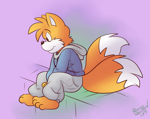 sittintails.png Since it's been a while, felt like doing a little sketch of Tails.