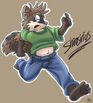shirorun copy.png Another commission done over Livestream; this one for shirosirius XP. Raccoon =O.