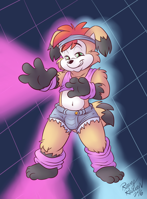 mamoru80s.png Continuing this silly little series of vintage poofery, here's another cute favourite of mine, Mamoru-kun XP.