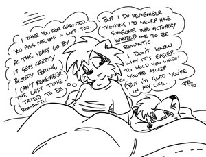 sentimental rubbish.png Drew this far too lazily in opencanvas; I blame this:  http://www.youtube.com/watch?v=ktT-ljyMqYA  For my other half :F.