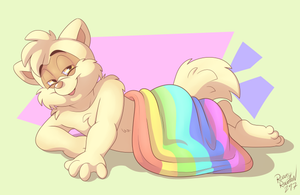 curiouscmhthr.png Commission for andrewdiebels, featuring his character displaying some lovely faggyness.