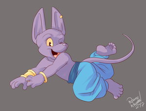beeruscubf.png Random coloured sketch of Beerus from Dragonball Super. I wanted to see if I could make him cute XP.