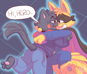 zororarthhgg.png Felt like drawing more Zorori. With Arthur. My fave fan couple XP.