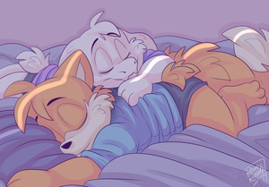tailsnasrielsnooz.png Random fanart of two of my favourite bois XP.