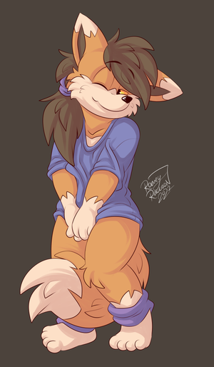 foxboy1.png Another one of these silly things. Fox bois in big t-shirts with long shaggy hair and bare feets are my jam.