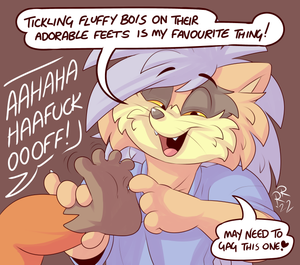 roarlikefeets.png Tickle Predator.
https://www.youtube.com/watch?v=d6YGmHE-2XA




I have a telegram group:  https://t.me/+nYbMd3TfKOJkYWY8

If you like my work, I'd really appreciate your support, if you can, on Patreon or Subscribestar:

https://www.patreon.com/roareyraccoon
https://subscribestar.adult/roareyraccoon