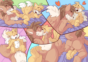tailsnamadeuspage.png Commission for [iconname]IBp[/iconname] featuring Tails and Amadeus XP.

I have a telegram group:  https://t.me/+nYbMd3TfKOJkYWY8

If you like my work, I'd really appreciate your support, if you can, on Patreon or Subscribestar:

https://www.patreon.com/roareyraccoon
https://subscribestar.adult/roareyraccoon