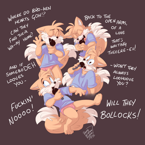 wheredotails.png Was listening to a Whitney Houston song earlier and this stupid shite popped in my head, so I drew it XP.