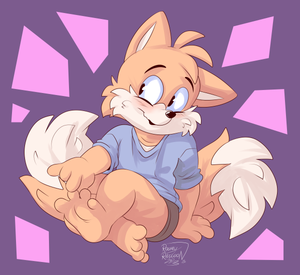 showntails.png Just a simple drawing to practice feets XP.