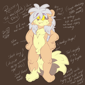 roareyref2024.png I'd like to try and make my drawings of Roarey a bit more consistent, so I doodled this up as a guide XP.