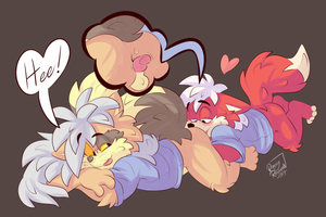 roarnjayrim.png Piccy for [iconname]FlyingToasterJay[/iconname], who fancied doing gay things to Roarey's backside XP.