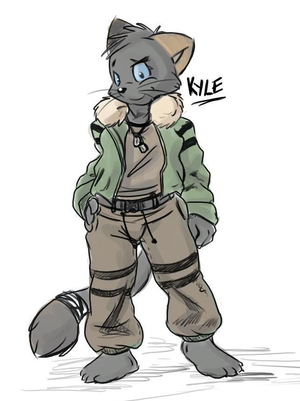  Clothing for the cat character I previously uploaded.