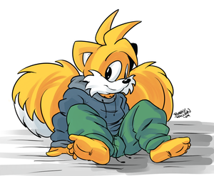 sittingtails.png Just a quick doodle of Tails in SAI XP.
