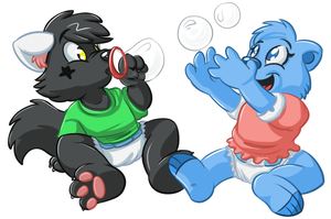 toyancerulean.png Another couple of these little $7 mini commissions, these two were done at the request of toyapup . If you'd also like one of these, email me at roarey[at]gmail.com