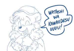  This sketch was made by roareyraccoon roareyraccoon in a conversation over whether Dipper was cute.