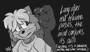 conjures.png Or something. I drew this instead of writing some big preachy essay bullshit or moaning about things. Something to do, innit XP.