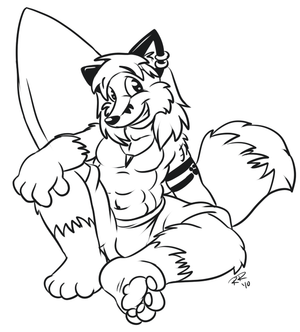 edgefox.png Piccy for edge_fox , commissioned by dark-chaos , done during livestream sessssssssssion. Derp :F.