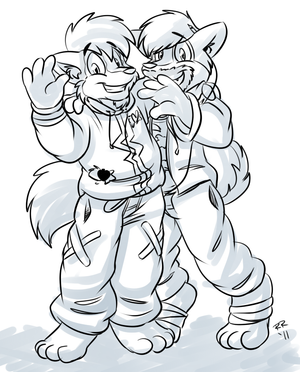 kitsunedarkwave.png A sketch commission thingeh for kitsunedark XP.