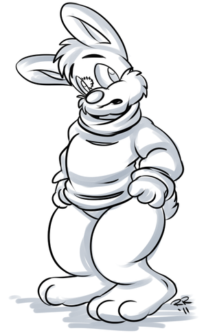 comjukesketch.png Livestream sketch commission for comjuke of his character standing around being cute.