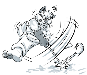 delakosmash.png Livestream Sketch commission for delako WHO IS PISSED AT GOLF CLUB.