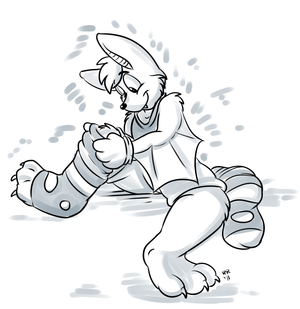 jasusocks.png Sketch commission for jasufox XP.